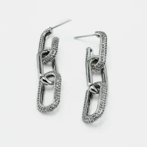Paperclip Chain Earrings
