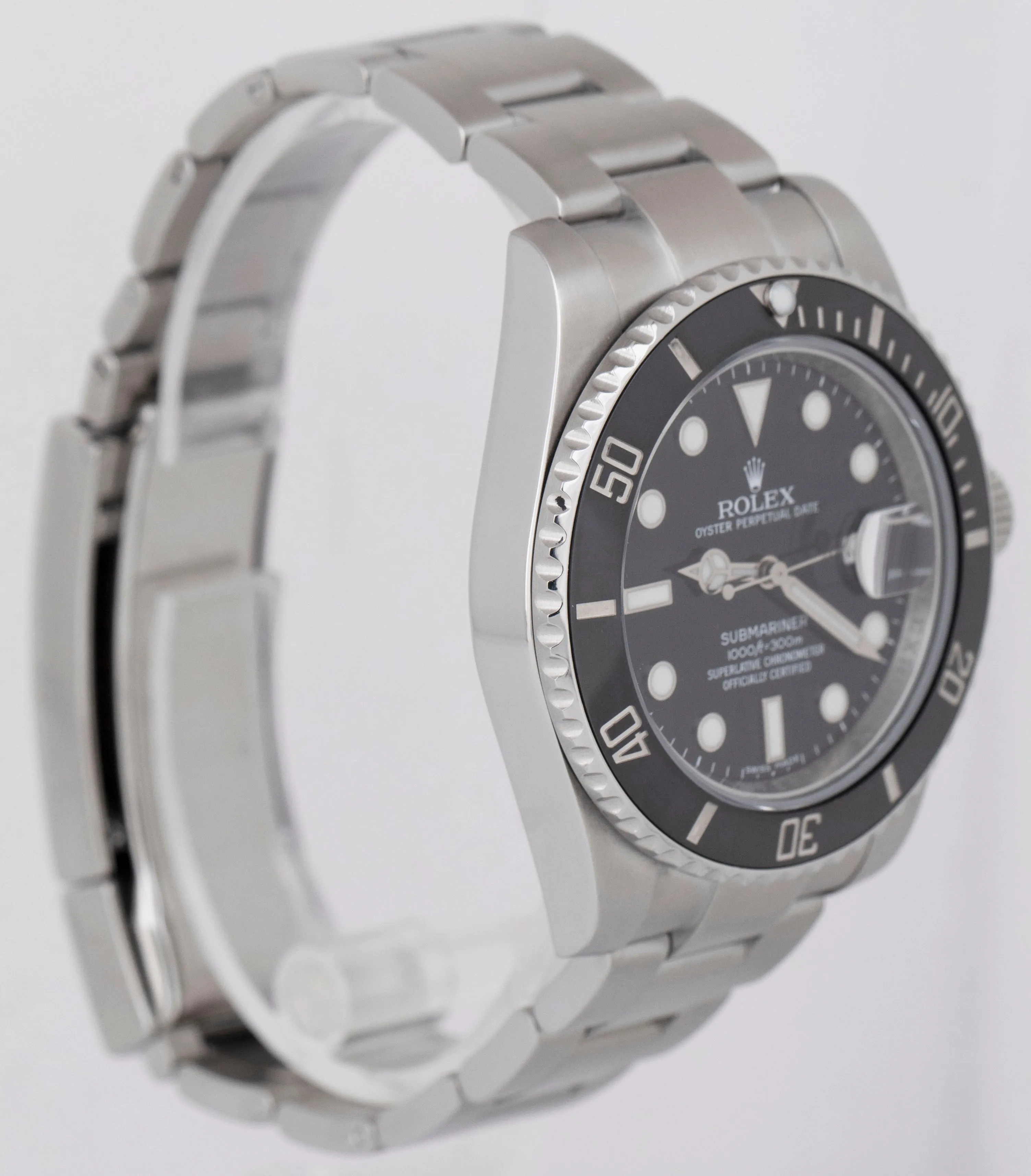 PAPERS Rolex Submariner Date Black Stainless Ceramic 40mm 116610 LN Watch BOX