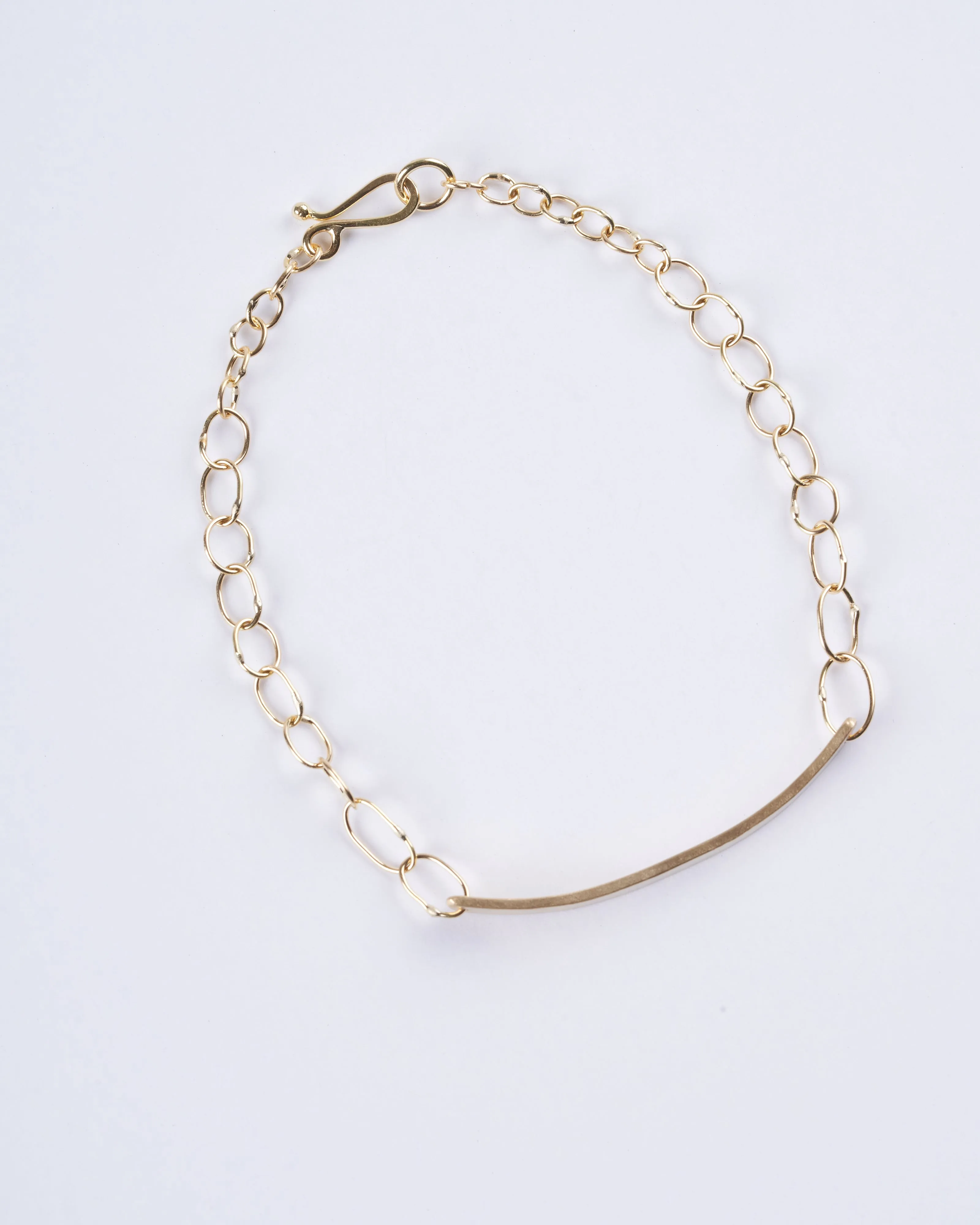 parchment id bracelet - gold