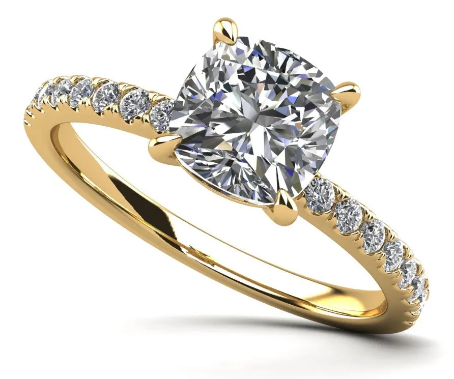 Passionate Solitaire Lab-Grown Diamond Engagement Ring with 1.27 ct. (1.00 ct. center diamond)