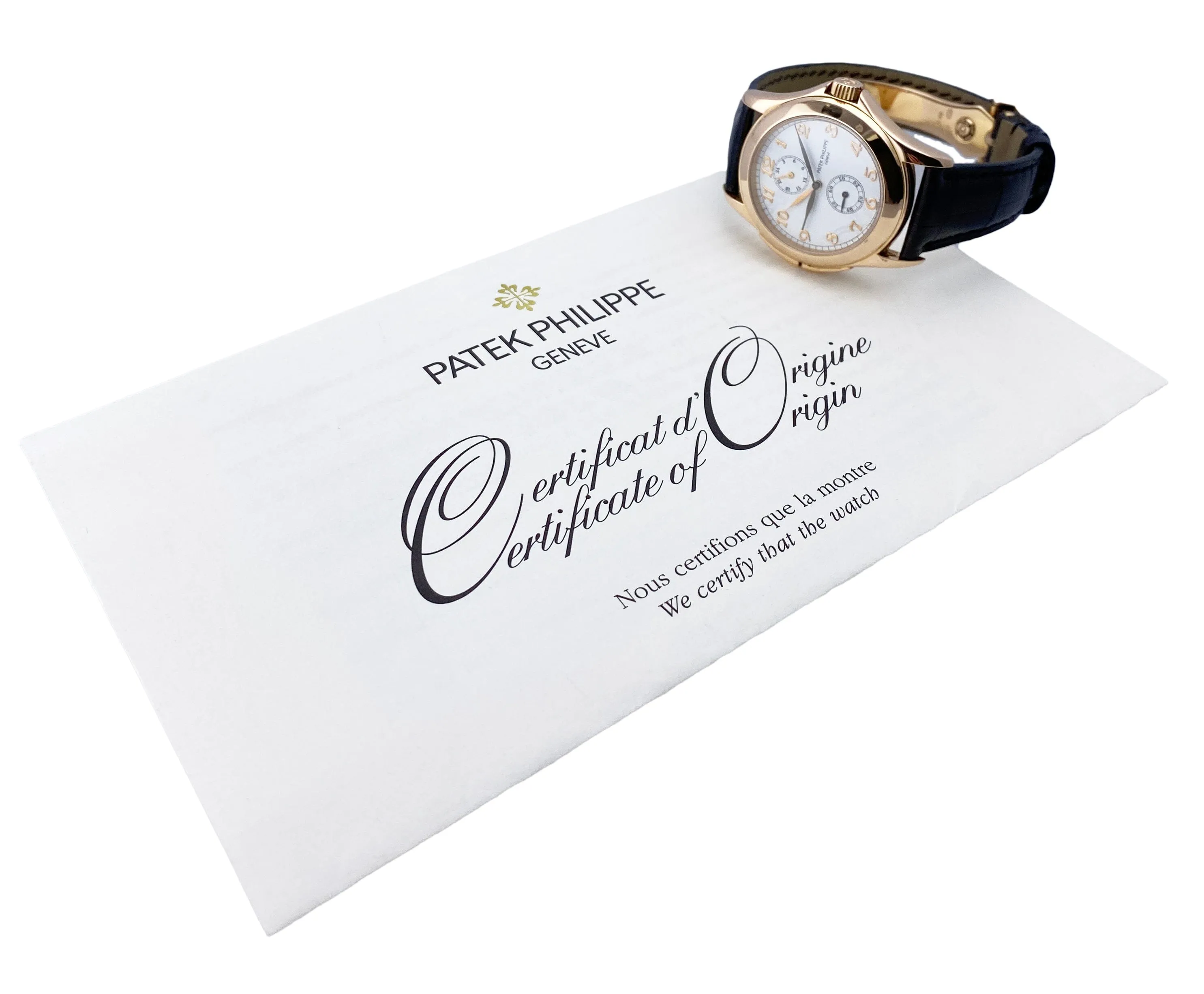 Patek Philippe Calatrava Travel Time 5134R Mens Watch Box Papers