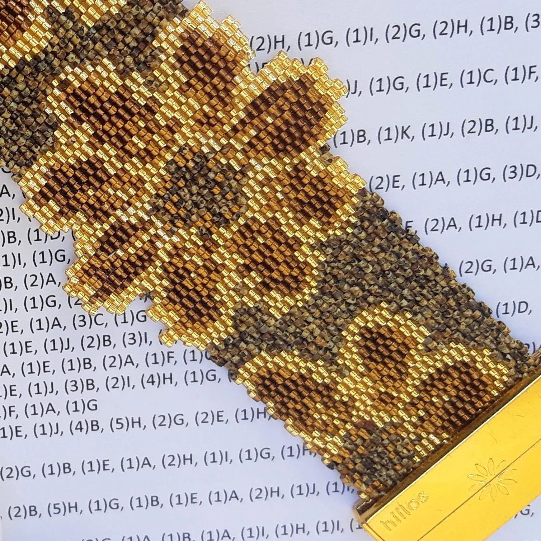 Pattern - Bracelet FIORE D'ORO
