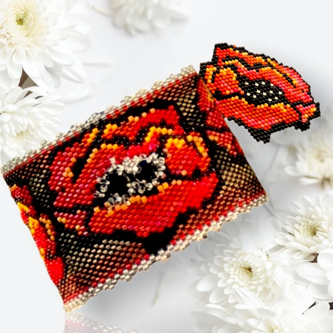 Pattern - Bracelet POPPIES