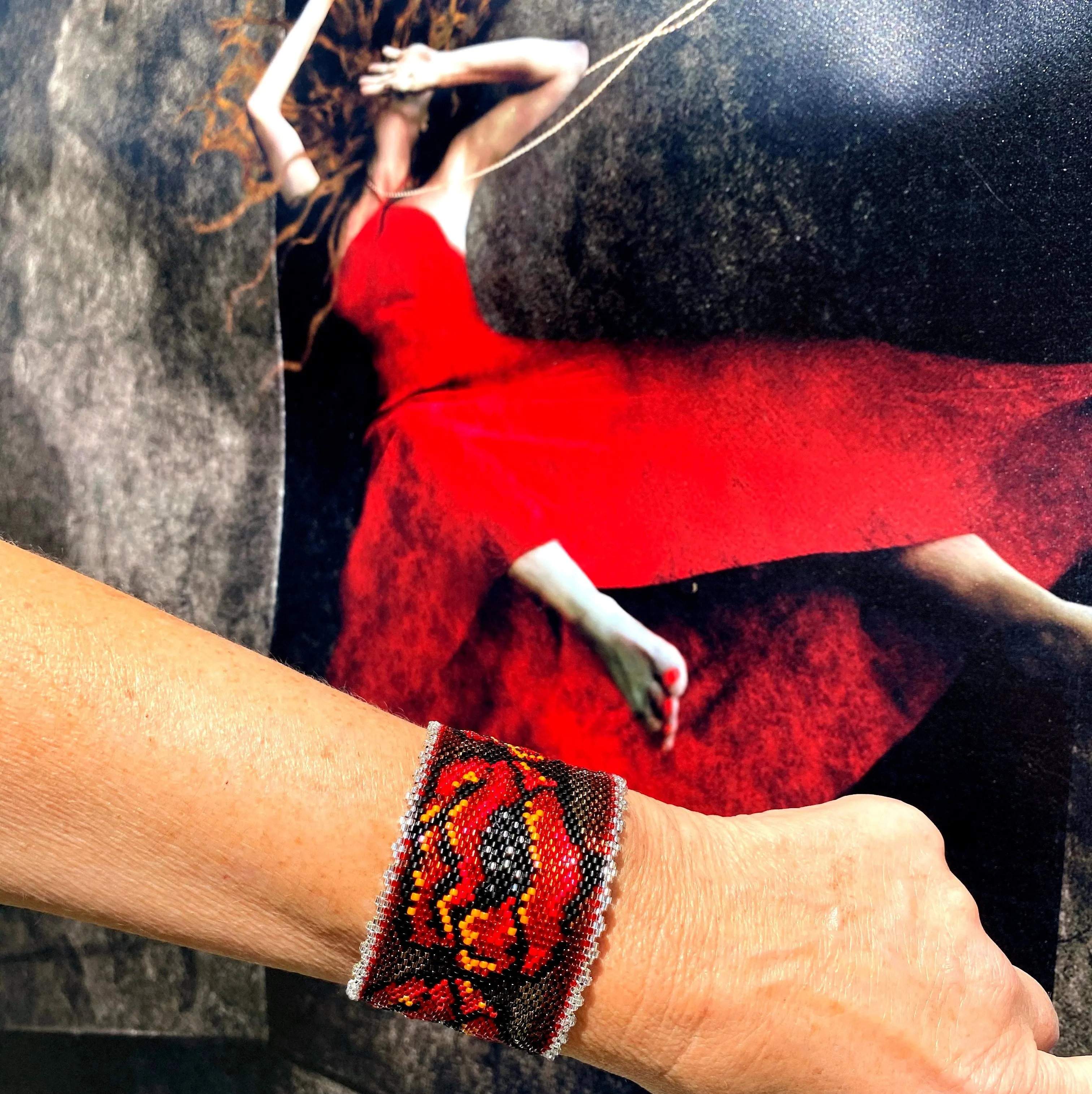 Pattern - Bracelet POPPIES
