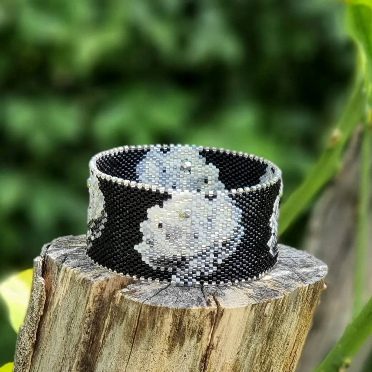 Pattern - Bracelet ROSES ARGENT