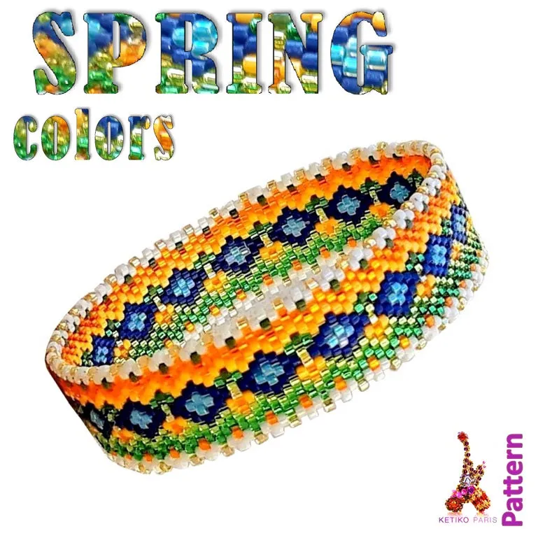 Pattern - Bracelet SPRING COLORS