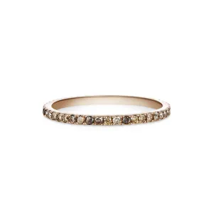 Pavé Eternity Band | Champagne Diamonds