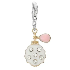 Perfume Bottle for European Charm Jewelry w/ Lobster Clasp