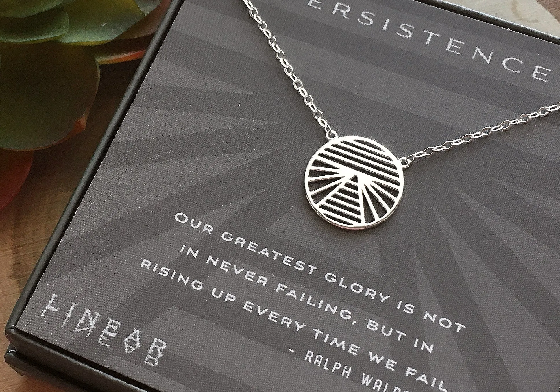 persistence 18mm necklace • rise up