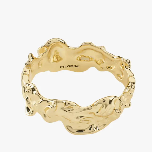 Pilgrim Pulse Statement Gold Bangle