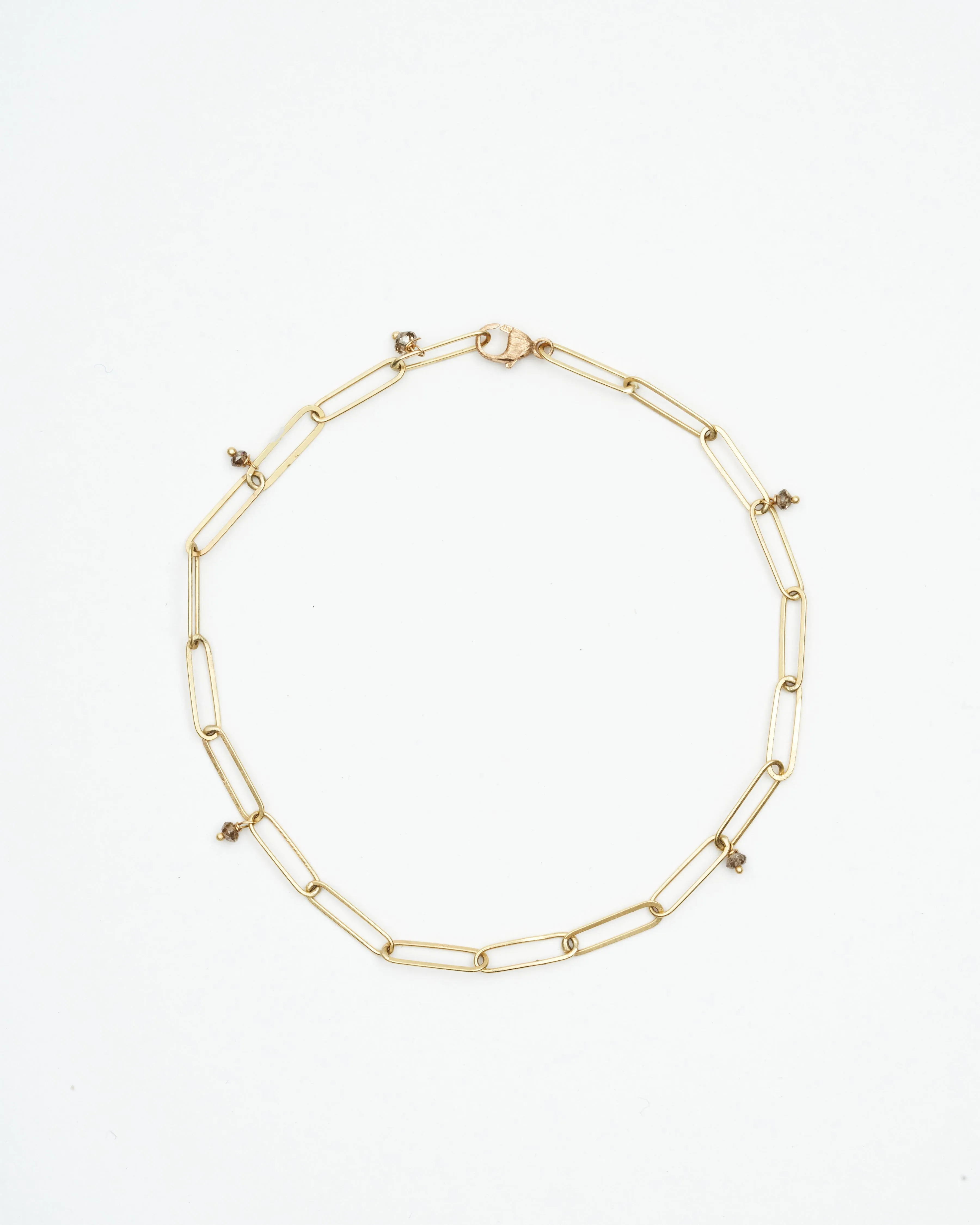 popsicle bracelet w/ 18k gold   diamonds
