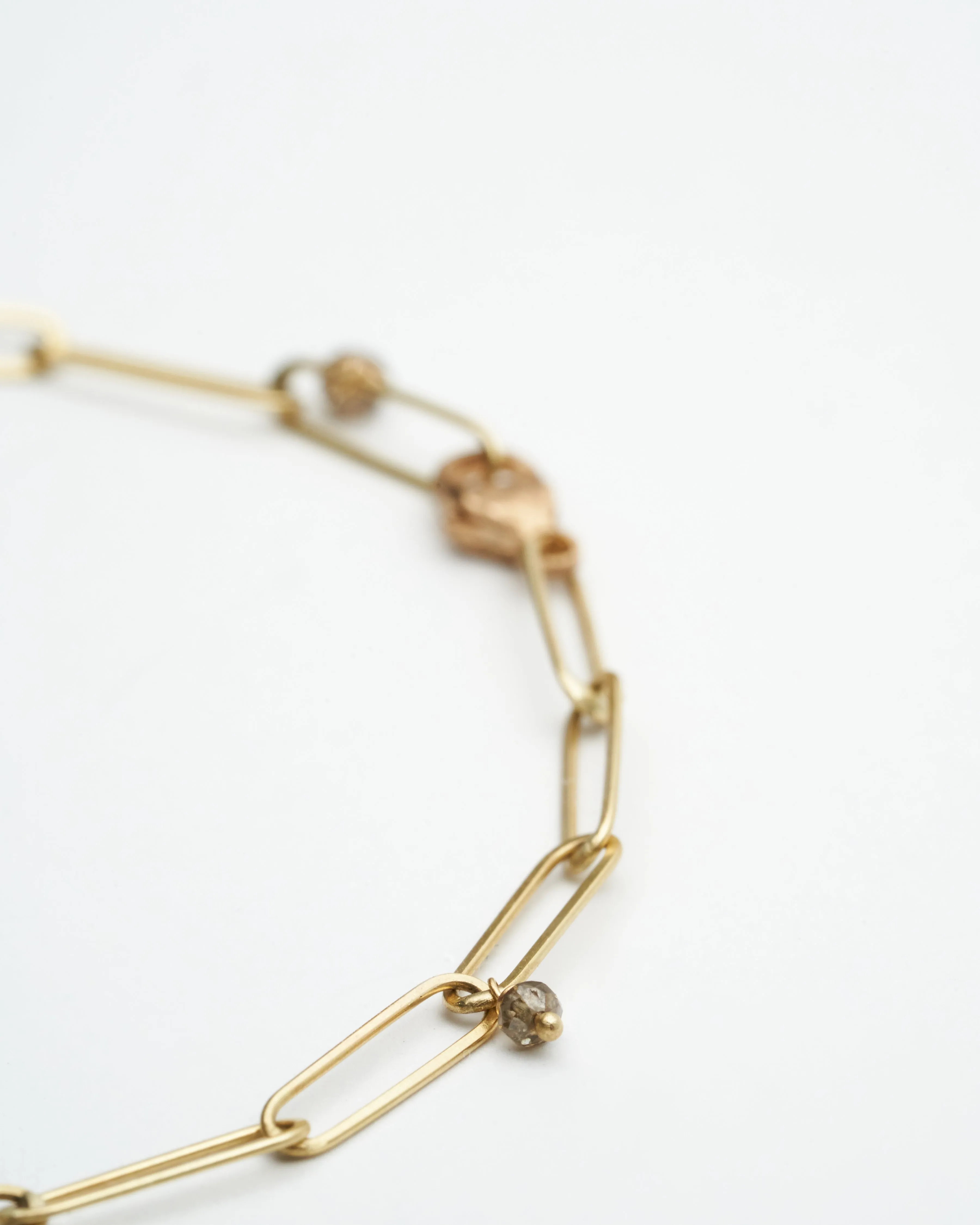popsicle bracelet w/ 18k gold   diamonds