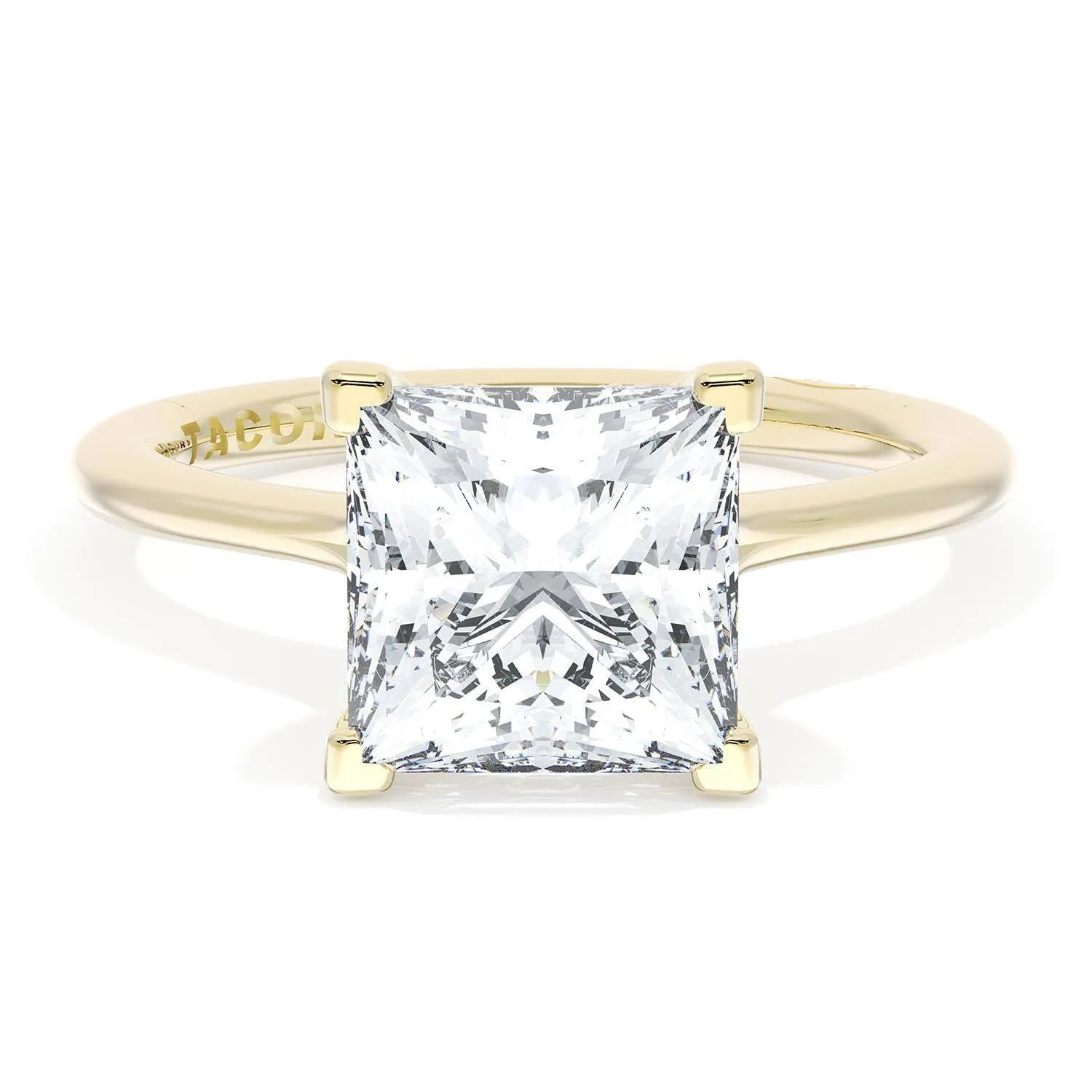 Princess Solitaire Engagement Ring