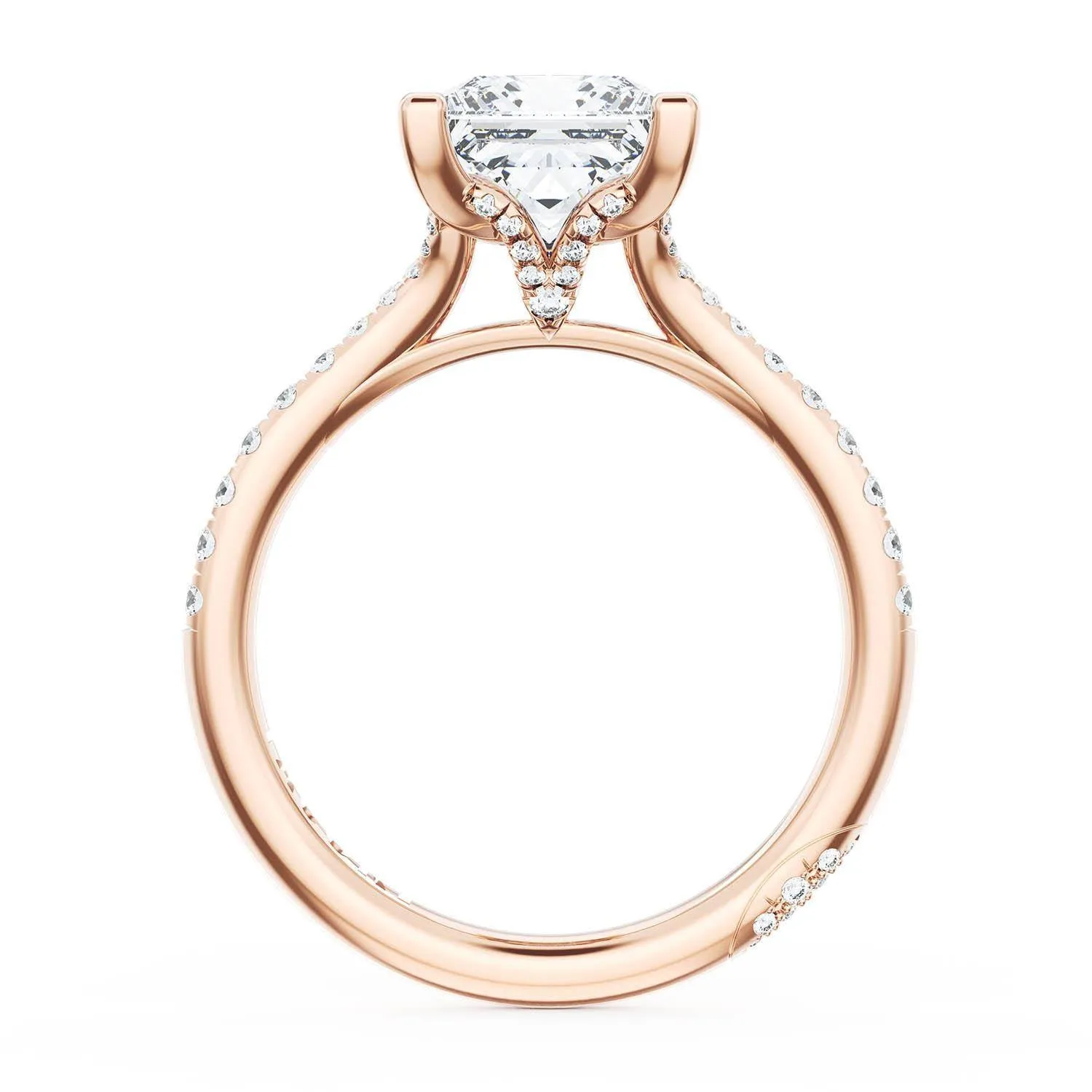 Princess Solitaire Engagement Ring