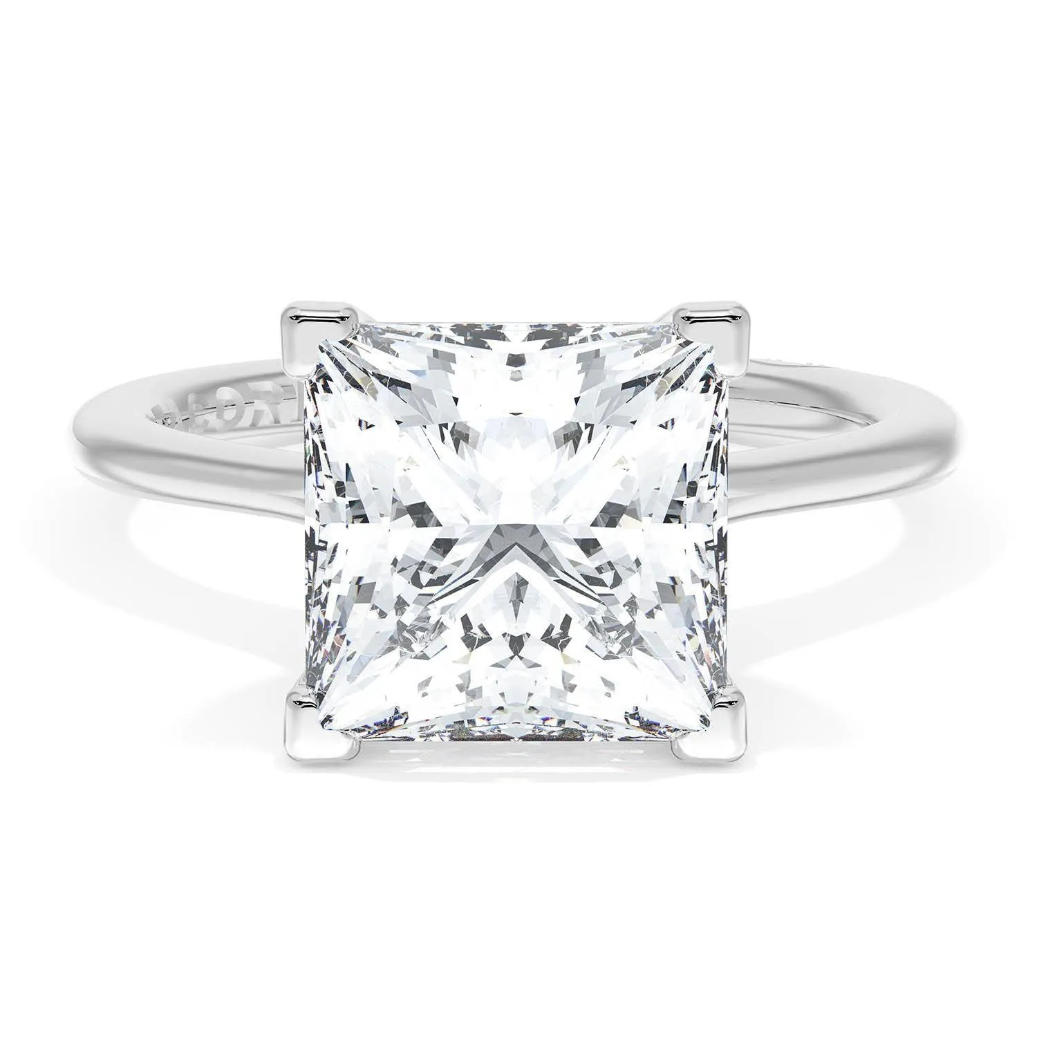 Princess Solitaire Engagement Ring