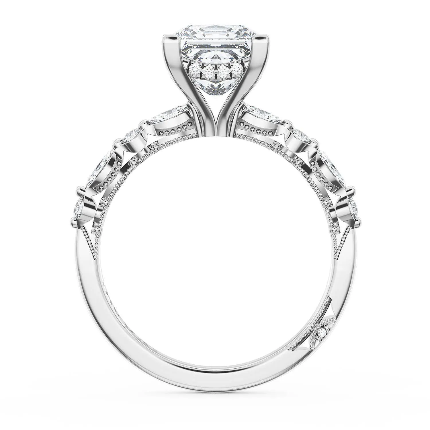 Princess Solitaire Engagement Ring