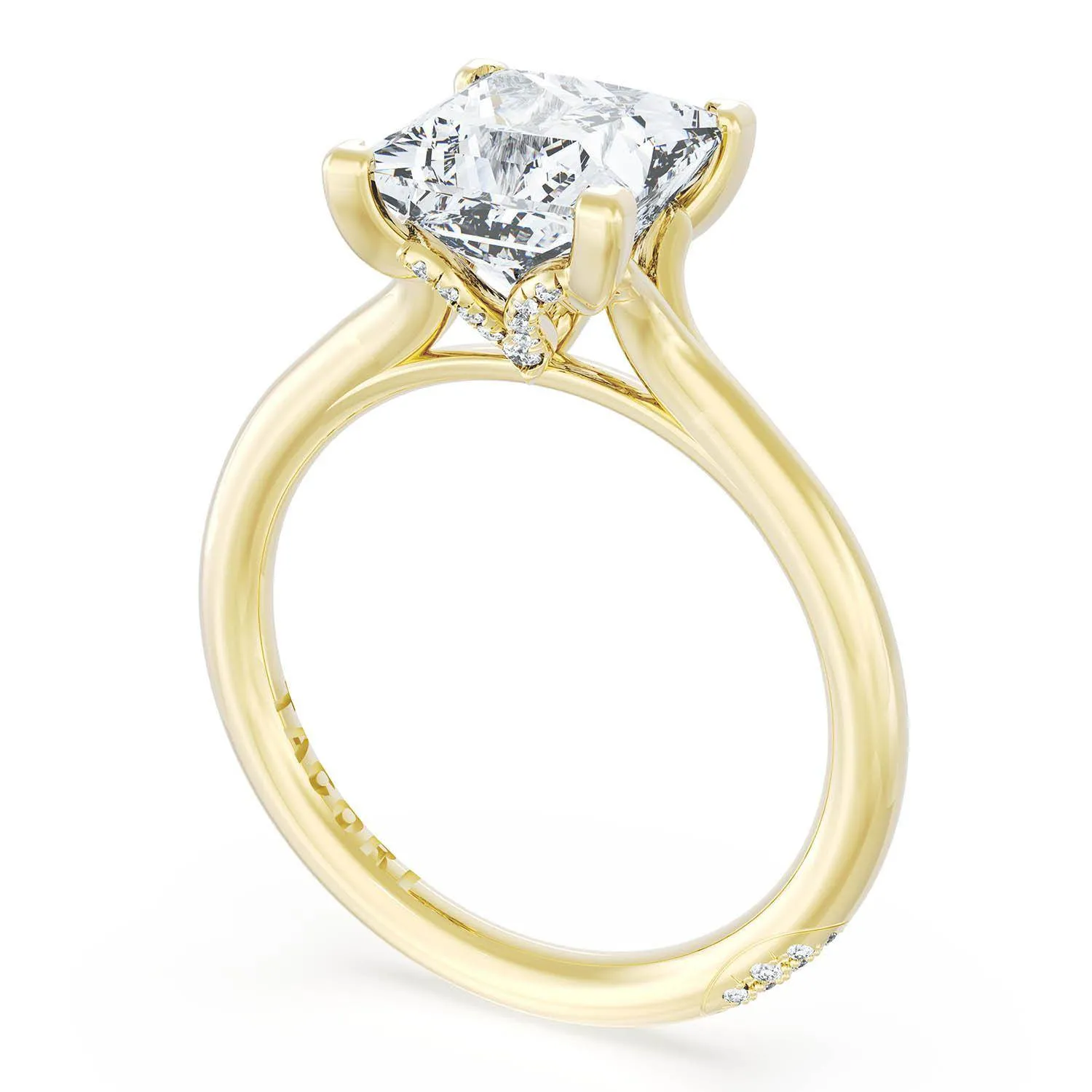 Princess Solitaire Engagement Ring