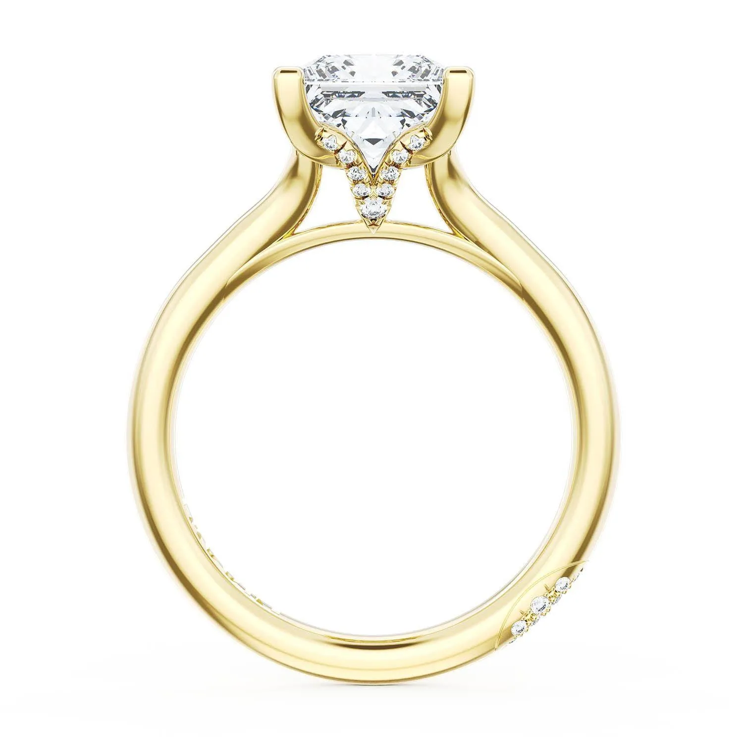 Princess Solitaire Engagement Ring