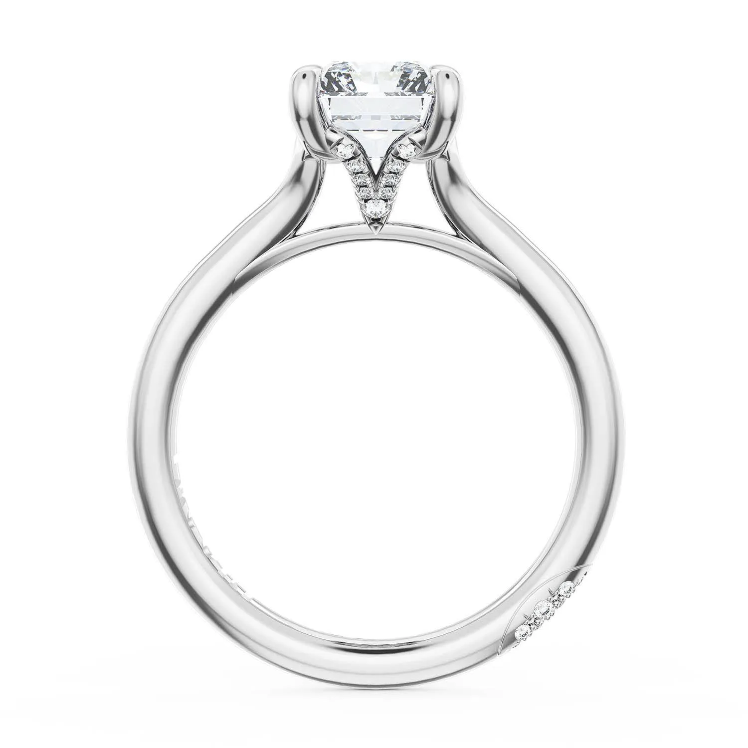 Radiant Solitaire Engagement Ring