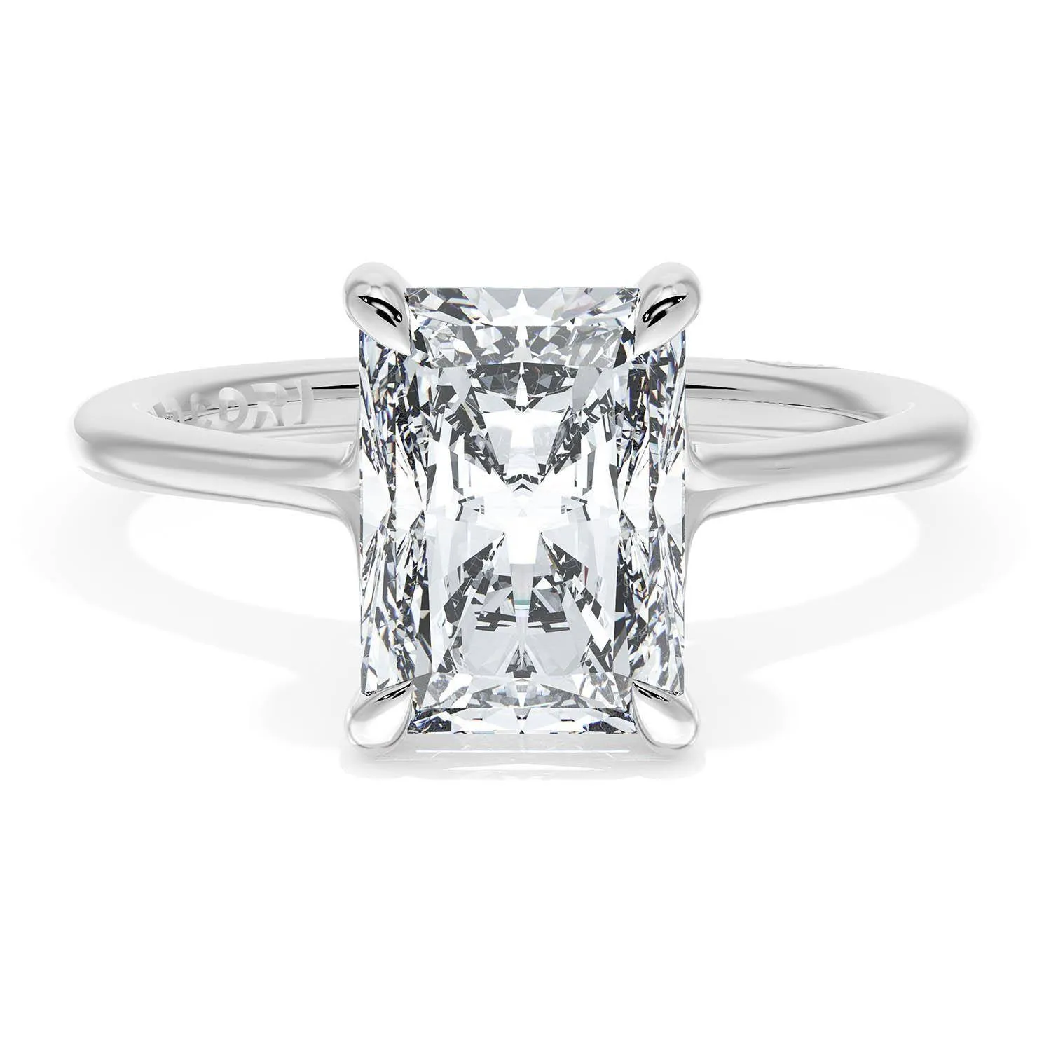Radiant Solitaire Engagement Ring