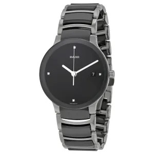 Rado Centrix Quartz Black Dial Black Ceramic Unisex  Watch R30934712