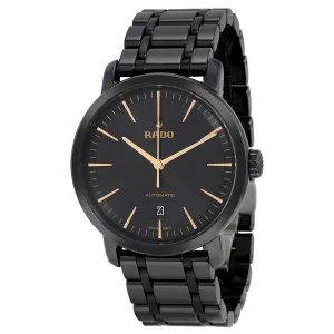 Rado Diamaster XL Automatic Black Dial Black Ceramic Men's Watch R14073162