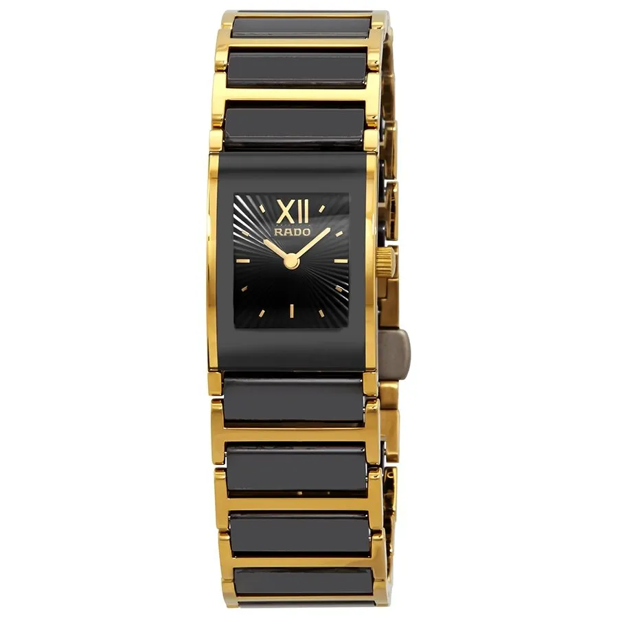 Rado Integral Quartz Black Dial Ladies Watch R20789172