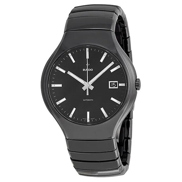 Rado True Black Dial Black Ceramic Men's Watch R27857162