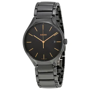 Rado True Black Dial Ceramic Men's Watch R27238162