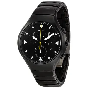 Rado True Black Dial Chronograph High Tech Ceramic Men's Watch R27815162