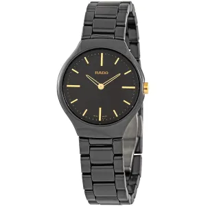 Rado True Quartz Black Dial Ladies Watch R27742172