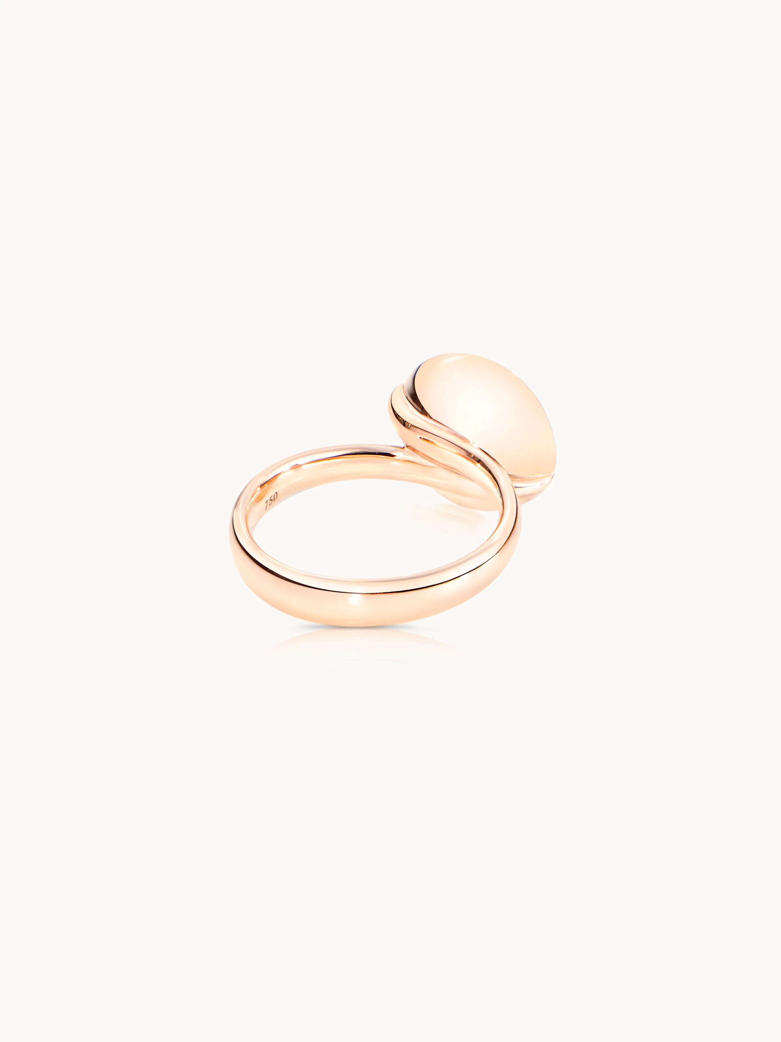 Ring BOUTON large Moonstone brown brown Moonstone