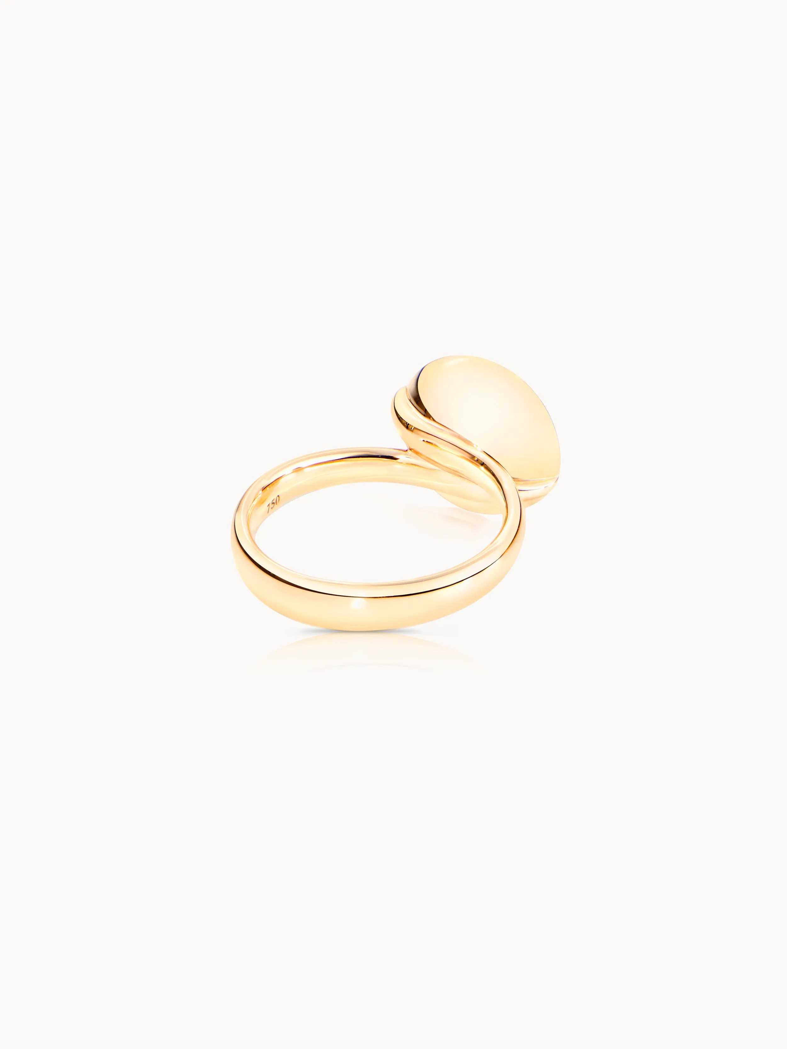 Ring BOUTON large Swiss Topaz Swiss Topaz