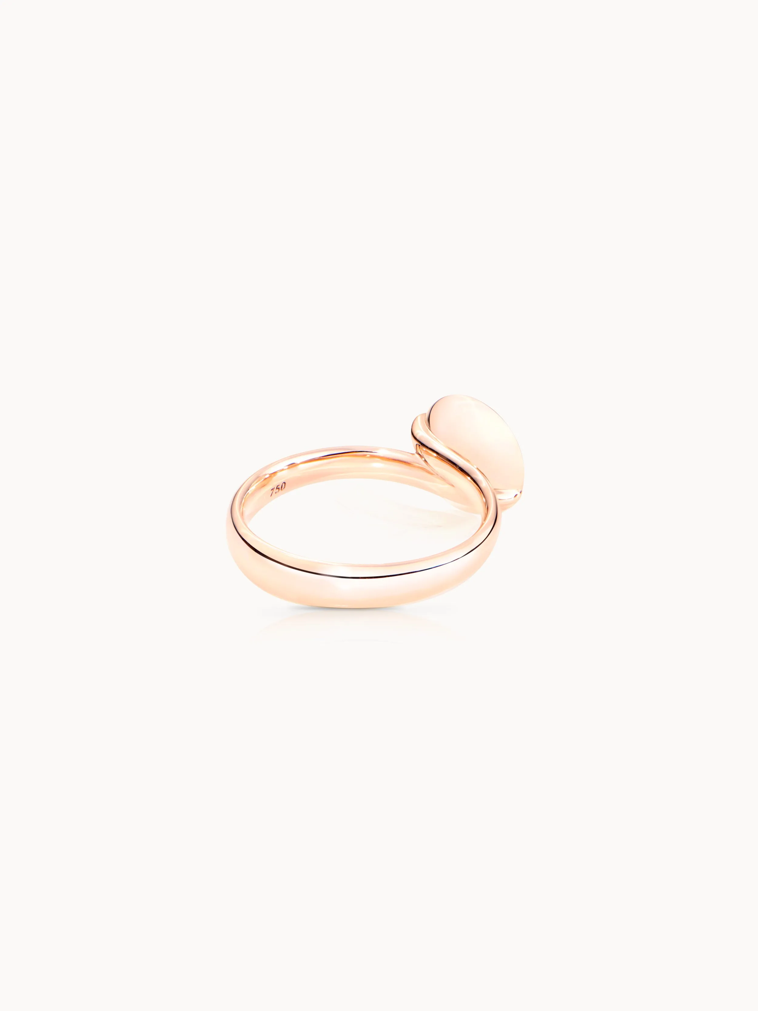 Ring BOUTON small Carnelian Carnelian