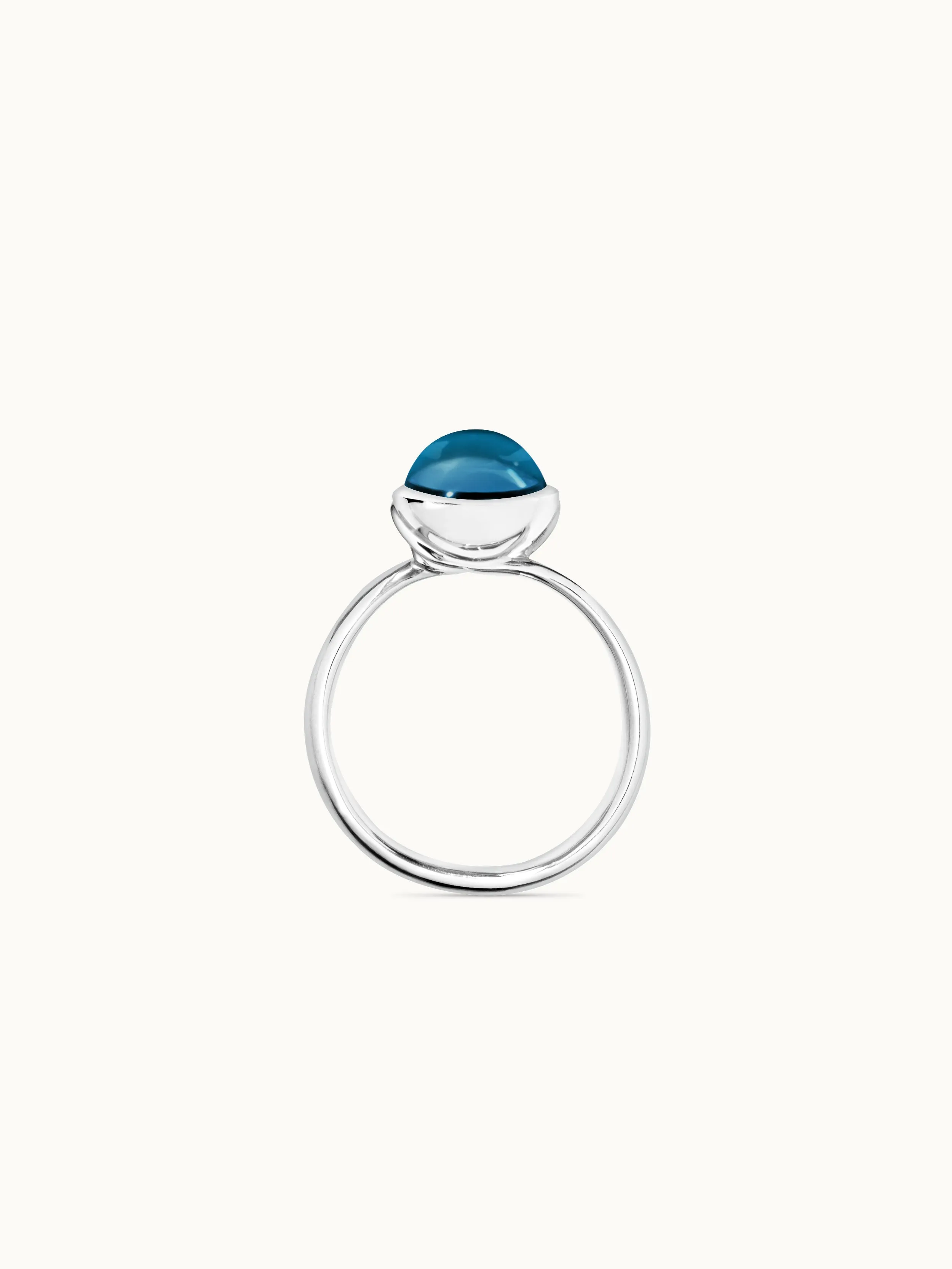 Ring BOUTON small London Topaz London Topaz