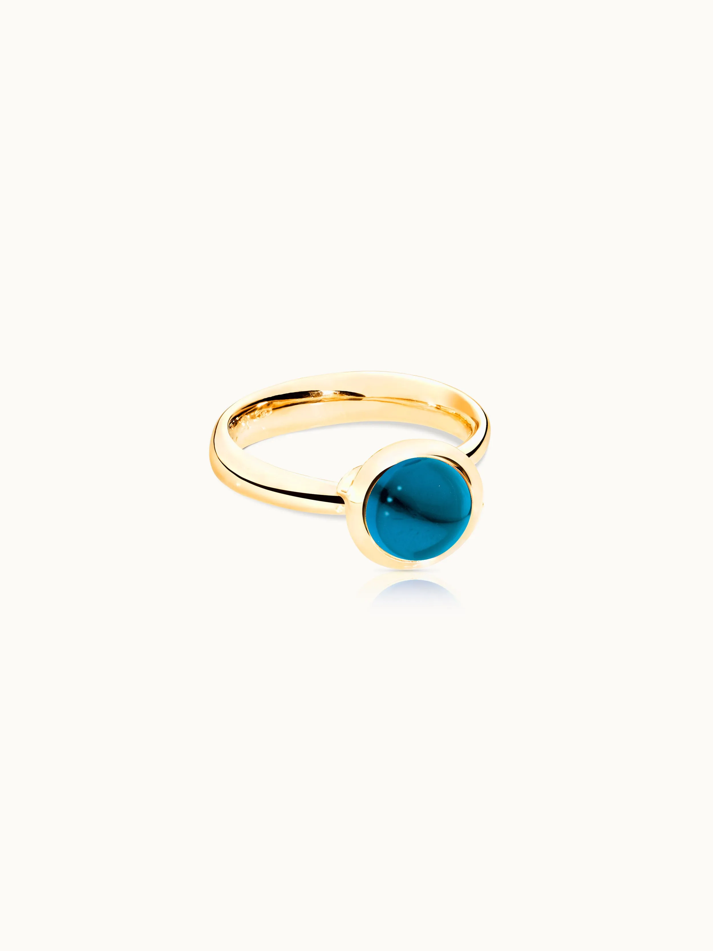 Ring BOUTON small London Topaz London Topaz