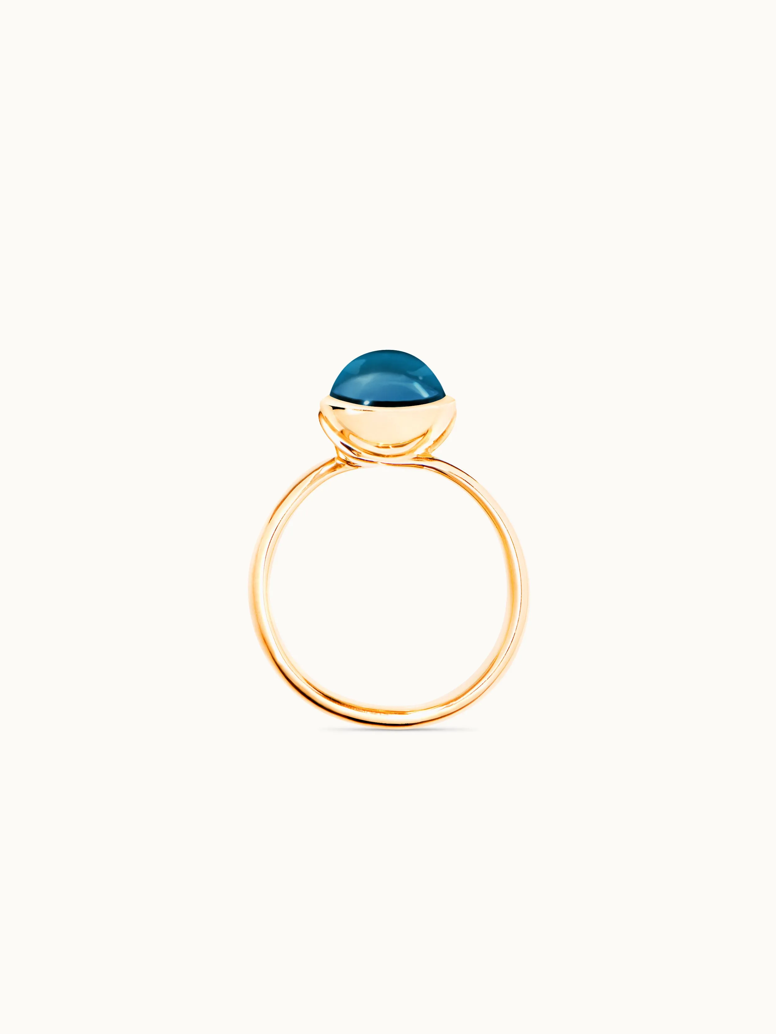 Ring BOUTON small London Topaz London Topaz
