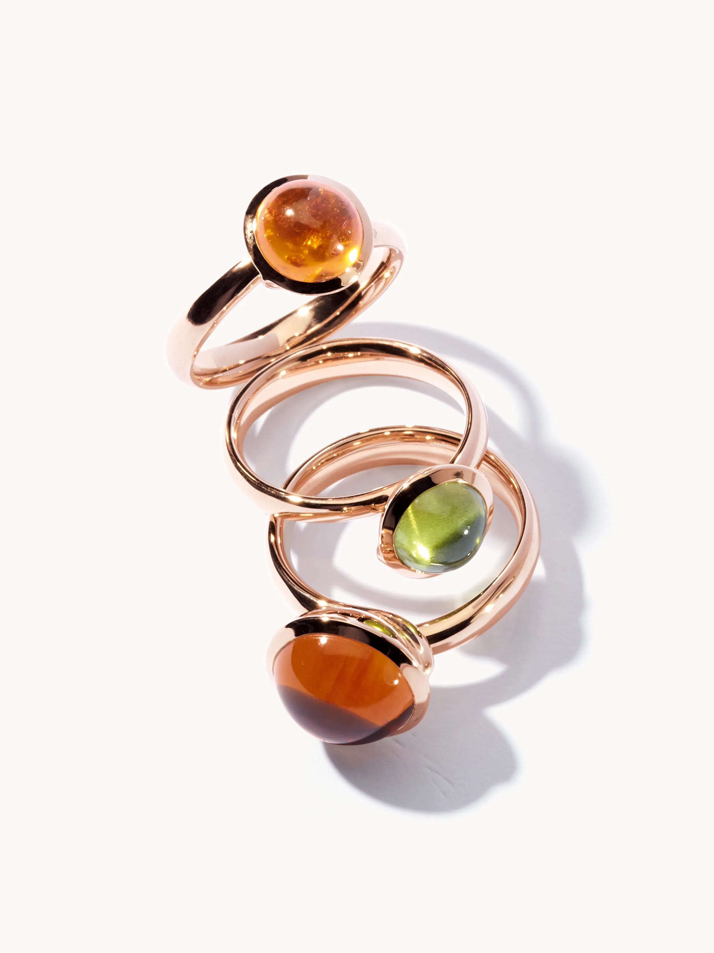 Ring BOUTON small Peridot Peridot