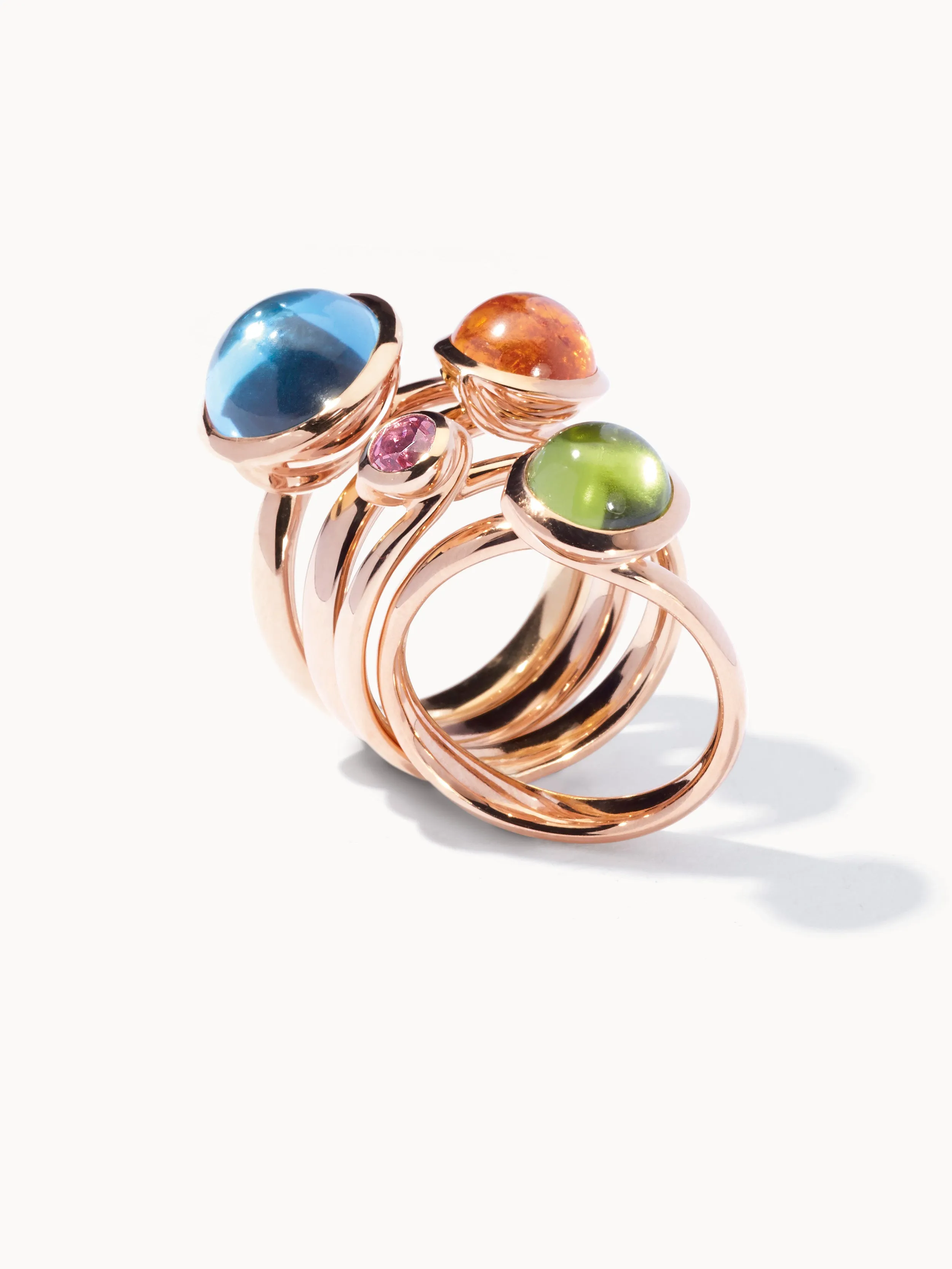 Ring BOUTON small Peridot Peridot