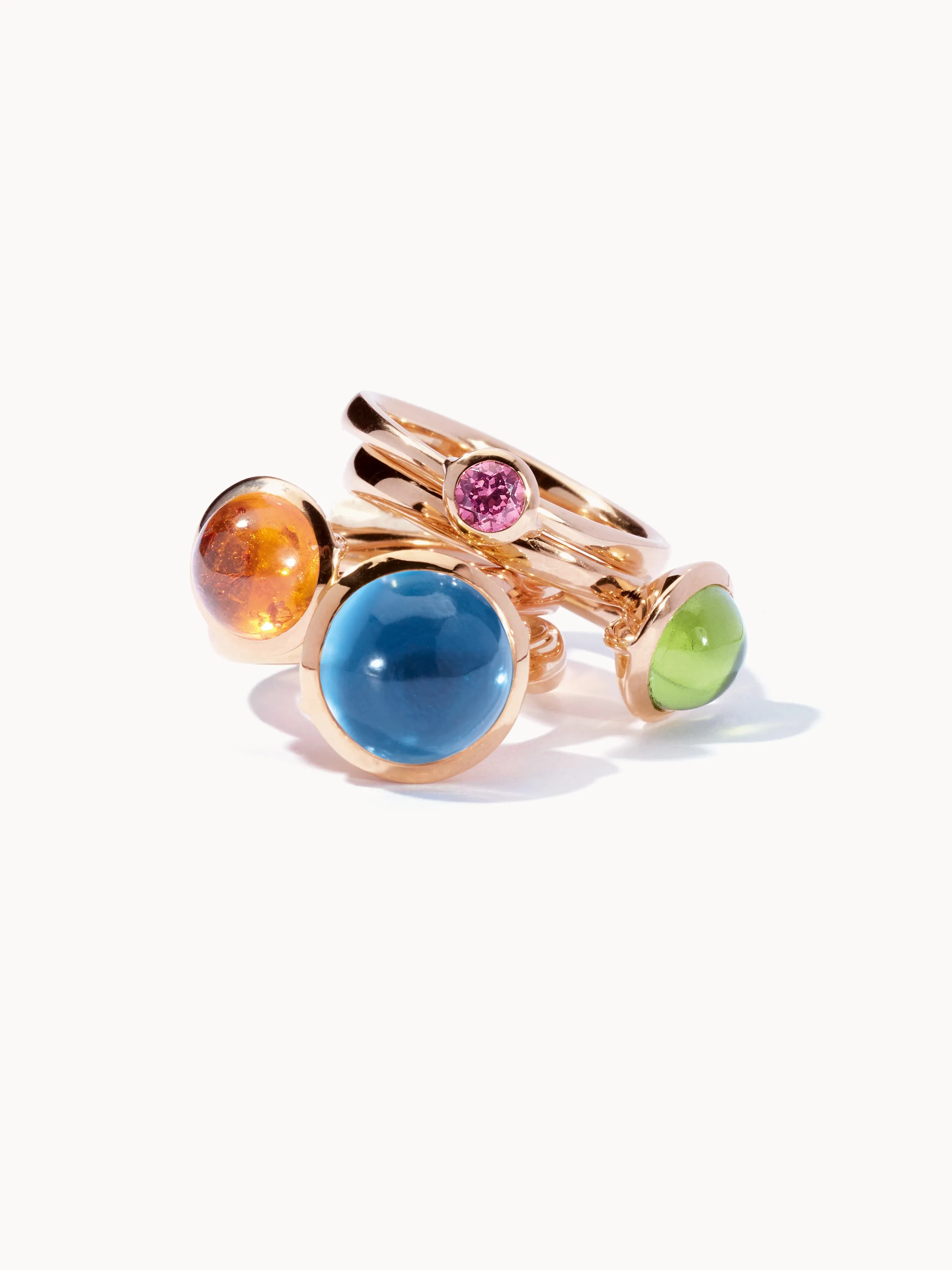Ring BOUTON small Peridot Peridot