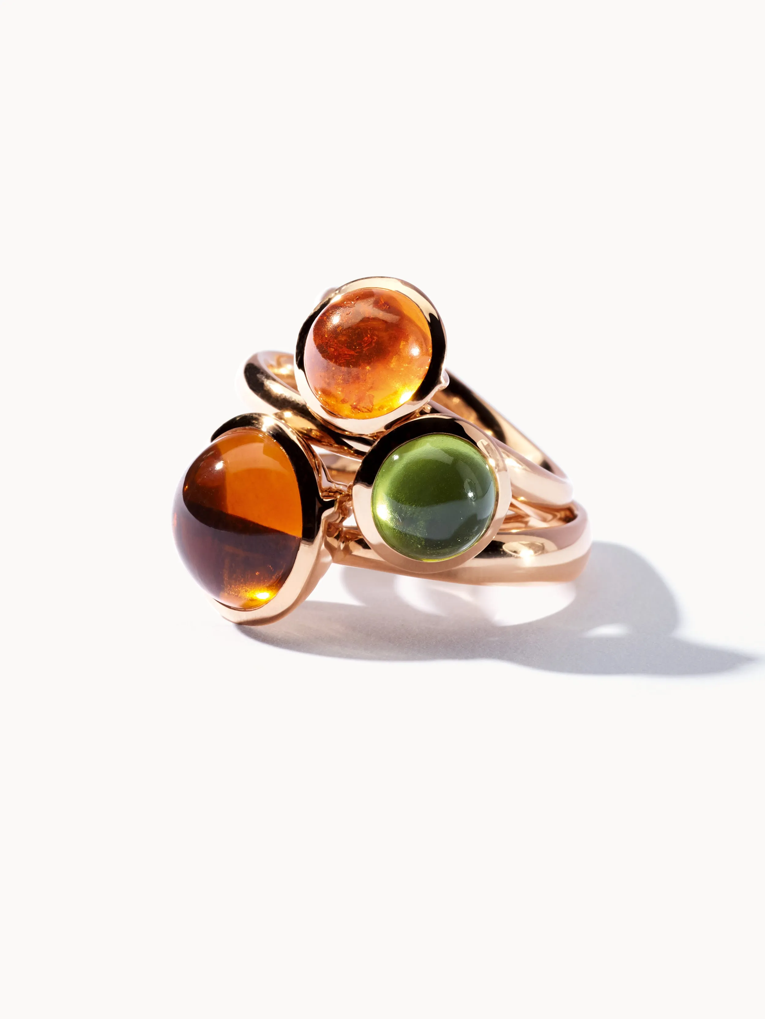 Ring BOUTON small Peridot Peridot