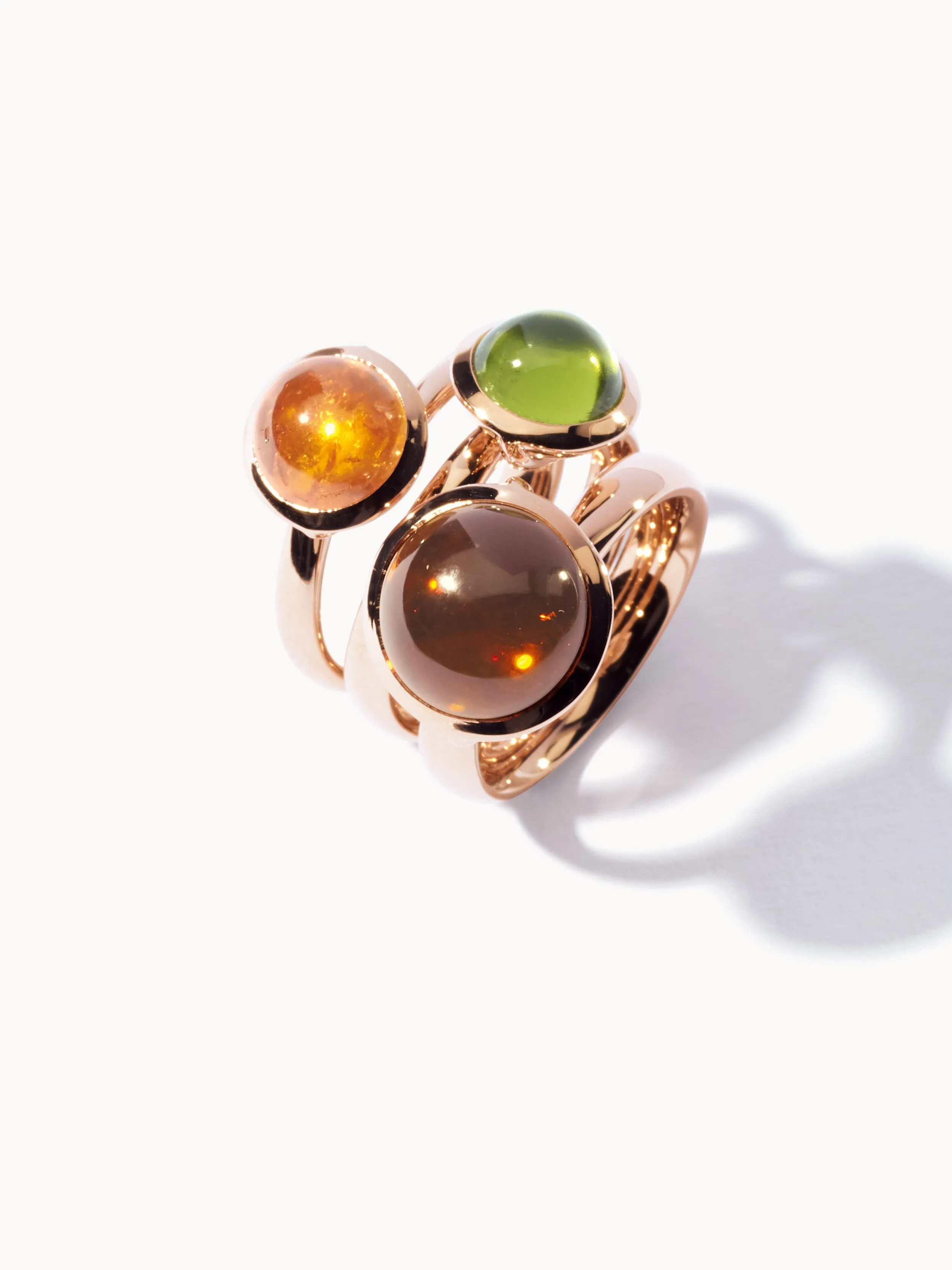 Ring BOUTON small Peridot Peridot