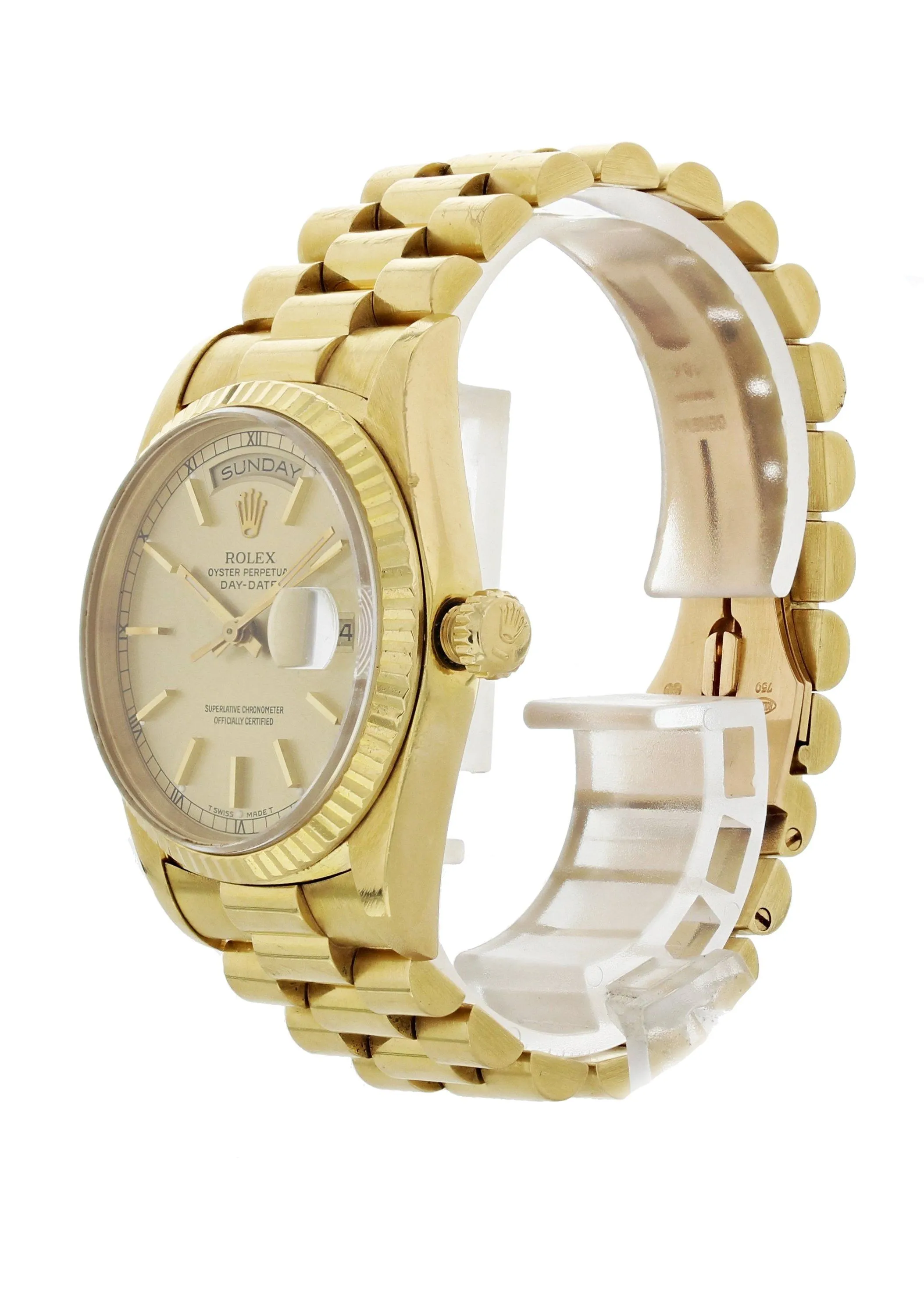 Rolex Day Date President 18238 18k Yellow Gold Mens Watch