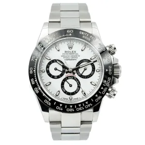 Rolex Daytona 116500LN Panda Dial Black Ceramic Bezel 40mm B&P 2023