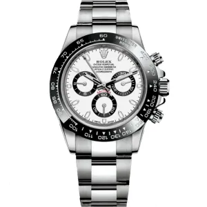 Rolex Daytona 116500Ln Wh Panda White Index 40Mm Stainless Steel Men’S Watch - 2021
