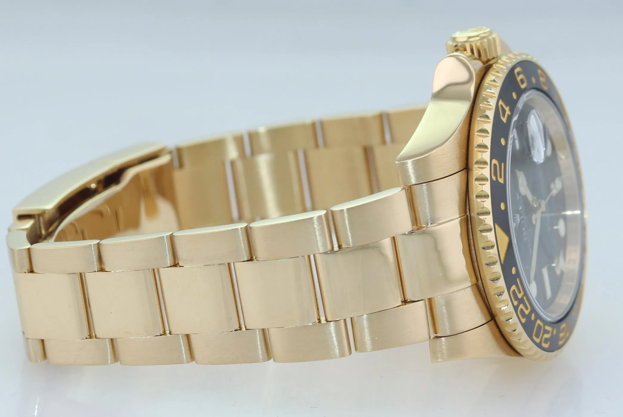 Rolex GMT-Master 2 Ceramic Black 116718 18k Yellow Gold 40mm Watch Box