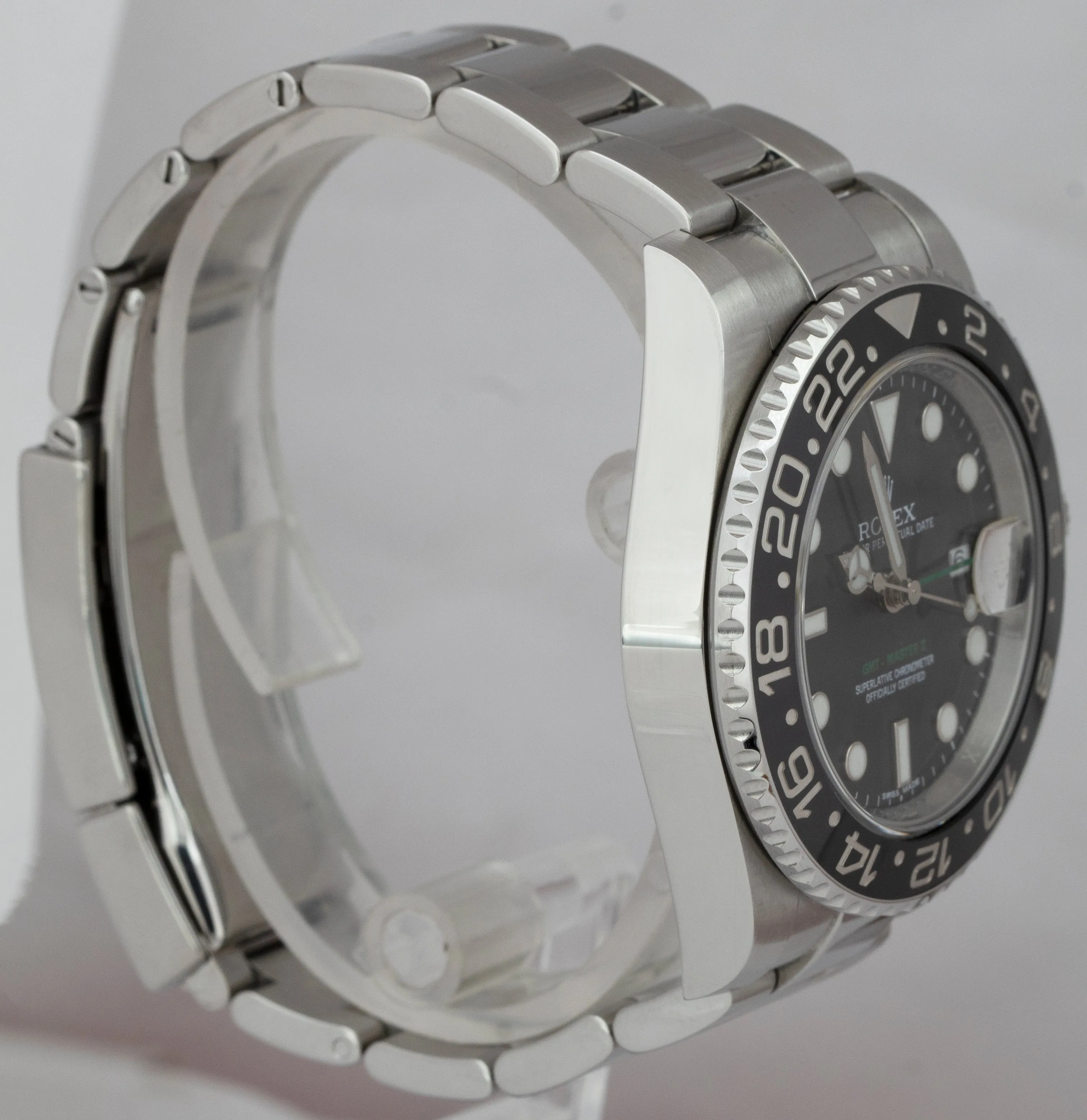 Rolex GMT-Master II Black 40mm Ceramic 116710 LN Stainless Steel Automatic Watch