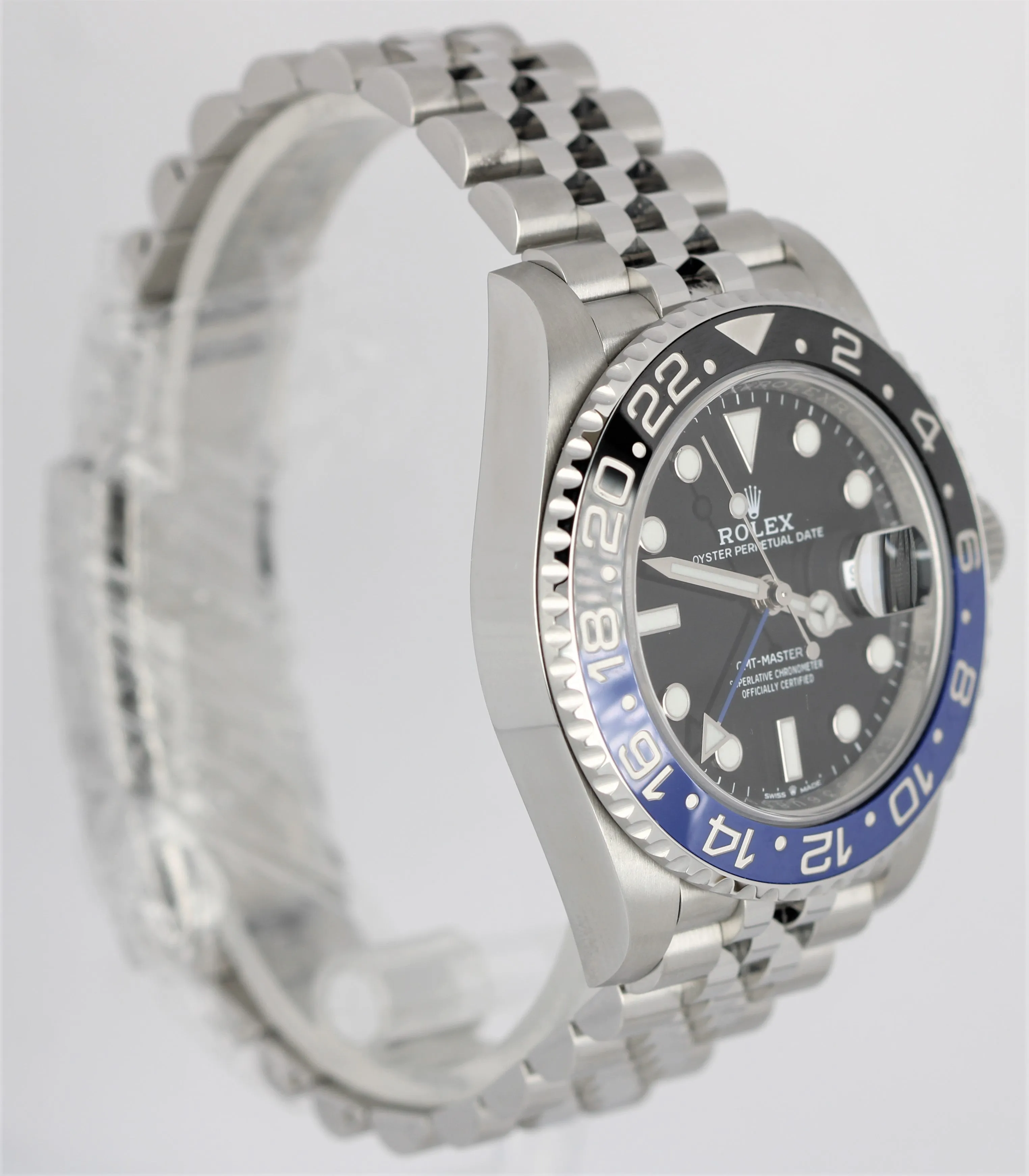 Rolex GMT-Master II Ceramic BATMAN JUBILEE BRACELET Black 40mm 126710 BLNR Watch