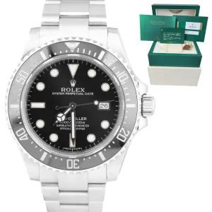 Rolex Sea-Dweller 4000 SD4K Ceramic Black Stainless Steel 116600 40mm Watch CARD