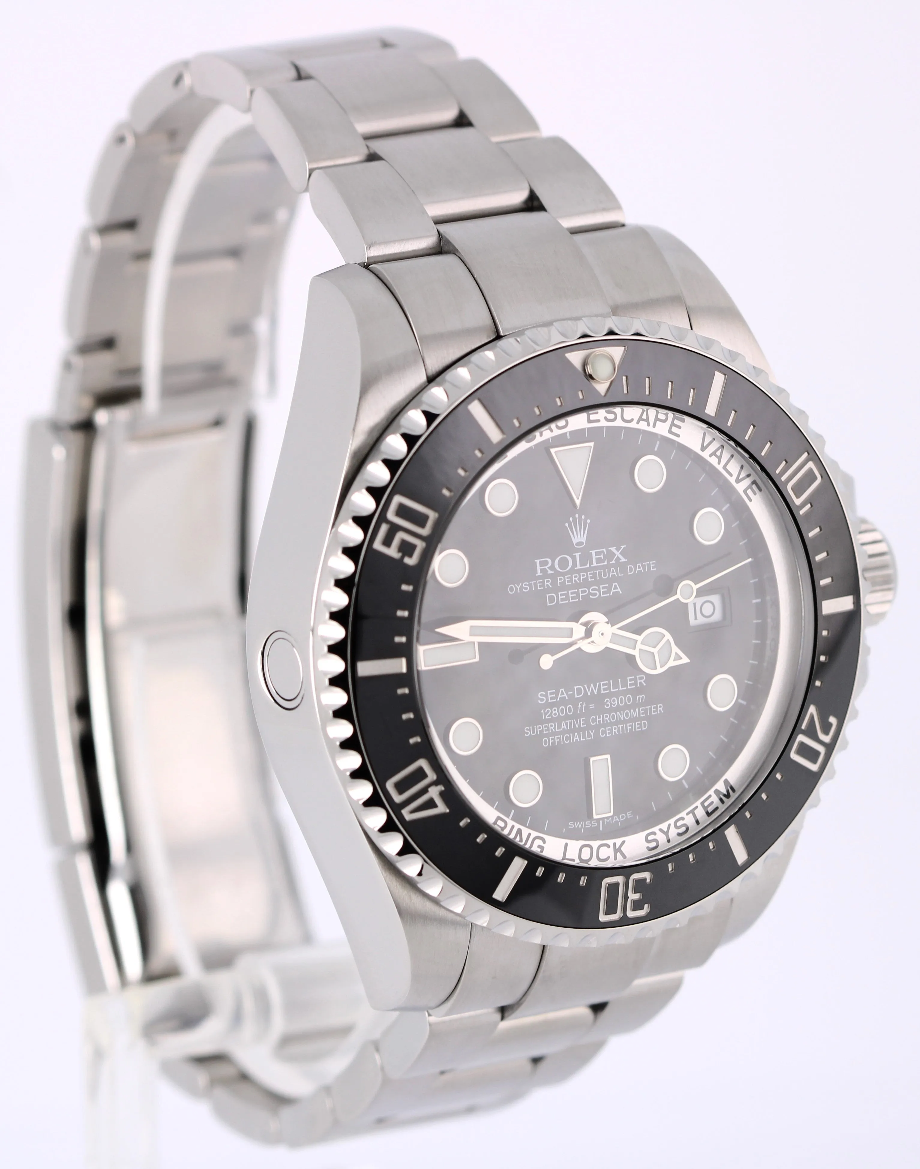 Rolex Sea-Dweller Deepsea PAPERS Steel Black 44mm Ceramic 116660 Watch BOX